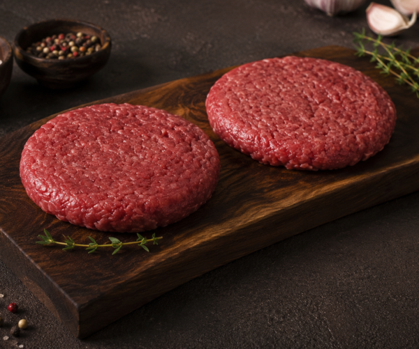 Jautienos paplotėliai mėsainiams (vnt. 0,125kg) 24€/kg
